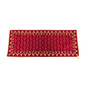 Red Embroidered Pooja Cloth with Stone Work – Ideal for God Idols & Religious Books (Available in 4 Sizes & Shapes)