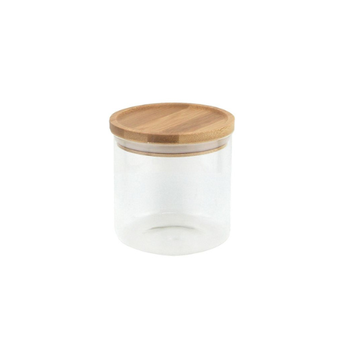 Apollo Glass Canister with Wooden Lid - 0.5L