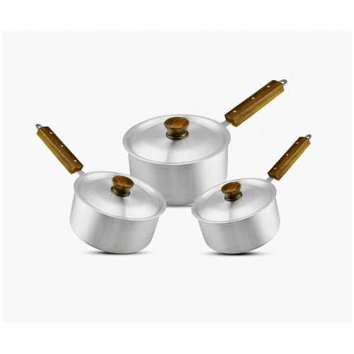 Klassic Aluminum Set of 3 Sauce pan 18/20/22cm