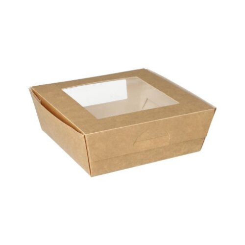 Papstar Disposable Food Boxes - 25 Pack, 750 ml, 14 x 14 cm x 5 cm