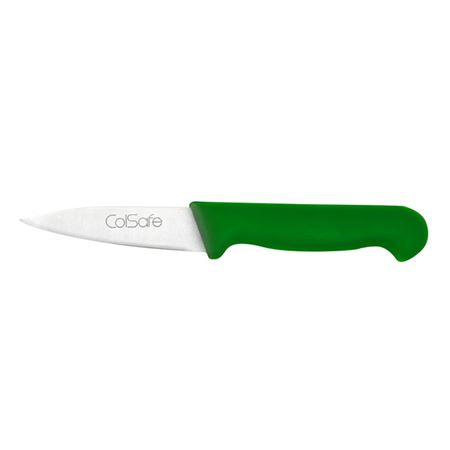 Colsafe Paring Knife 3" / 8cm Green