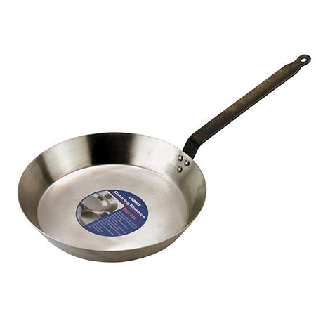 Fry Pan Black Iron 30cm 12in Base 10in