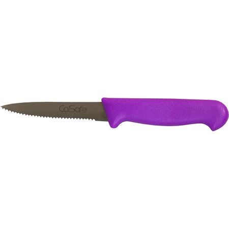 Colsafe Serrated Knife 4" / 9.5cm Purple