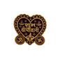 Shubh Deepawali Glittered Stickers – Red & Gold, Brown & Gold (3 Variants Each)