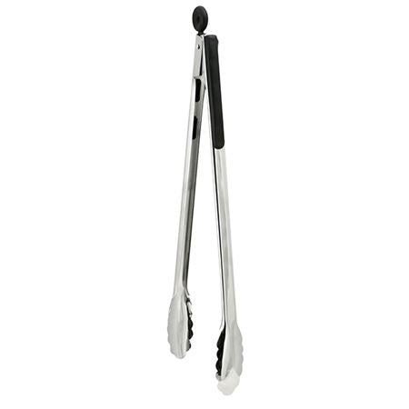 Tongs St St Black Handle 41cm 16in