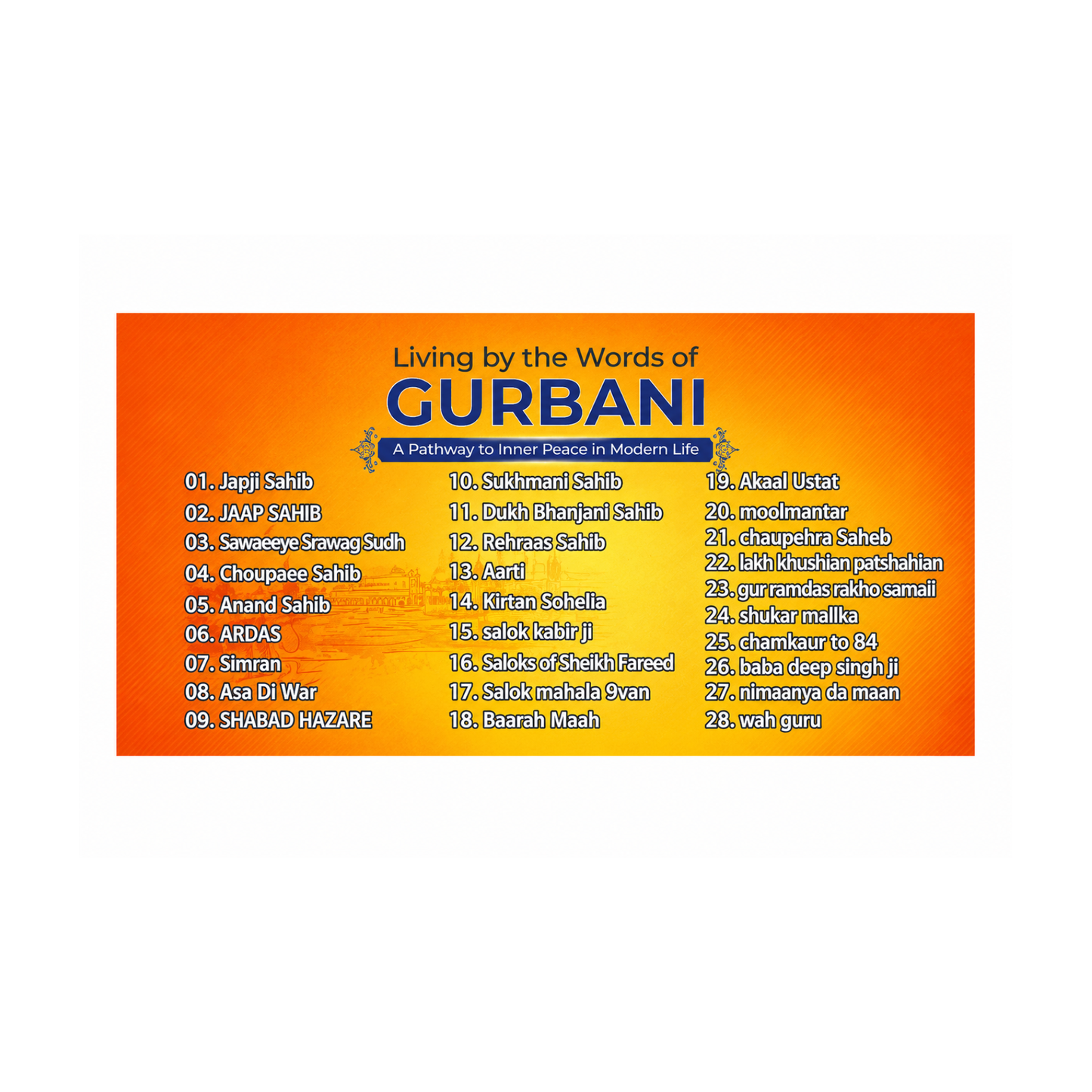 Rechargeable Gurbani Radio MP3 Player FM Radio Speaker with 28 Gurbani Tracks