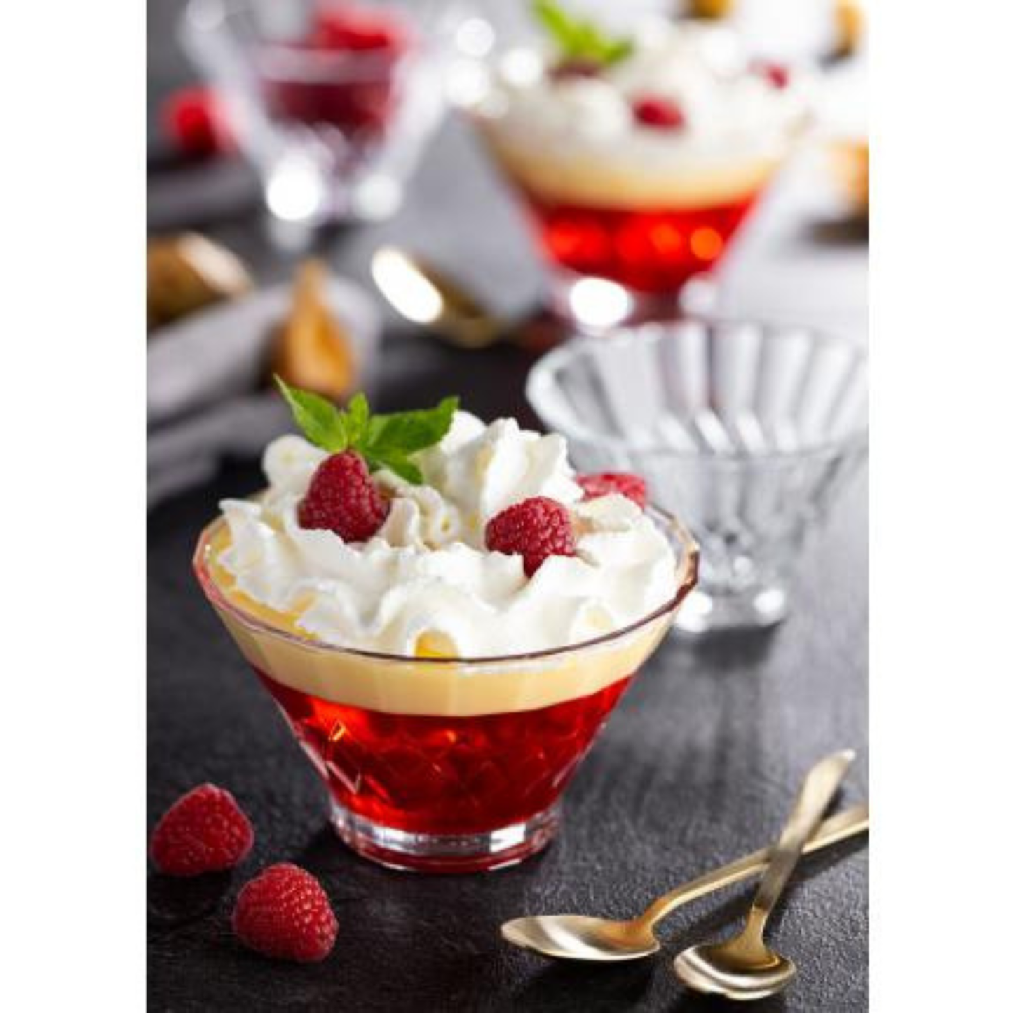 Set of 6 Clear Glass Dessert Bowls 12cm Serving Bowls for Fruit Ice Cream Cereal