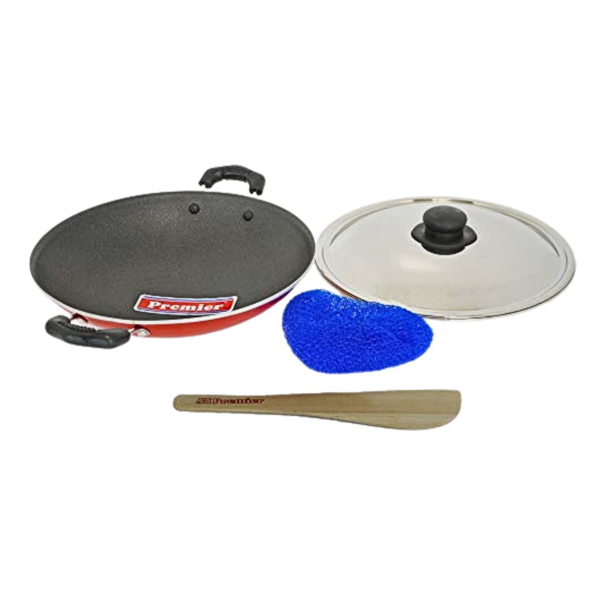 C&S Homestore Non Stick Appam Pan with Lid | Durable Cookware for Appam, Curries, &amp; Frying Dosa.