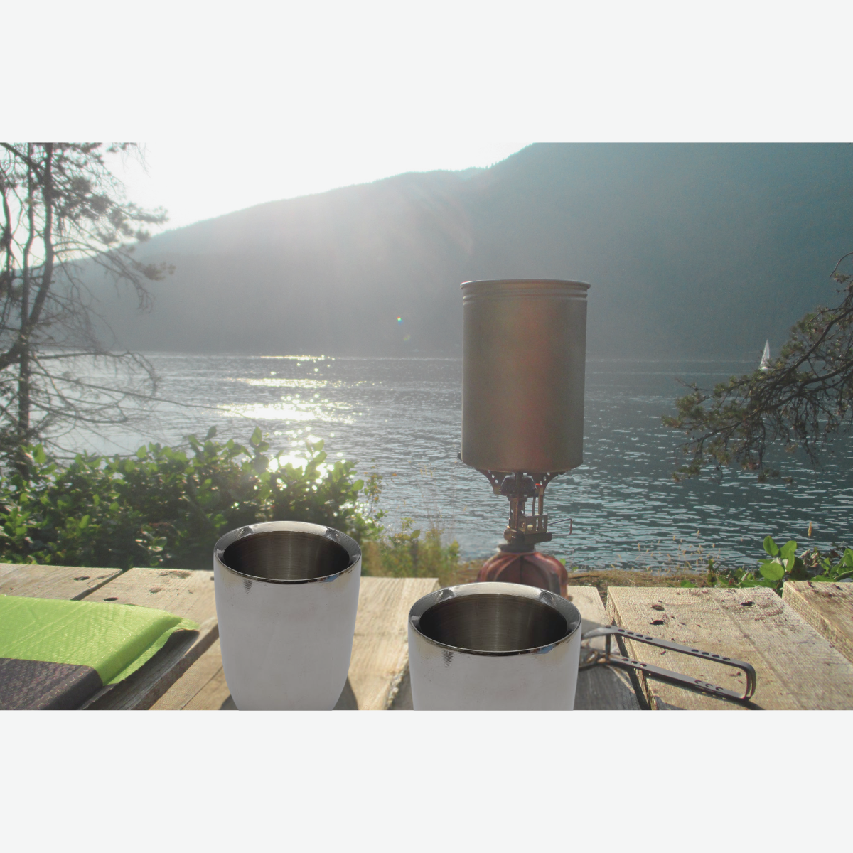 Stainless Steel Double-Walled Outdoor Mugs – 170ml – Set of 2