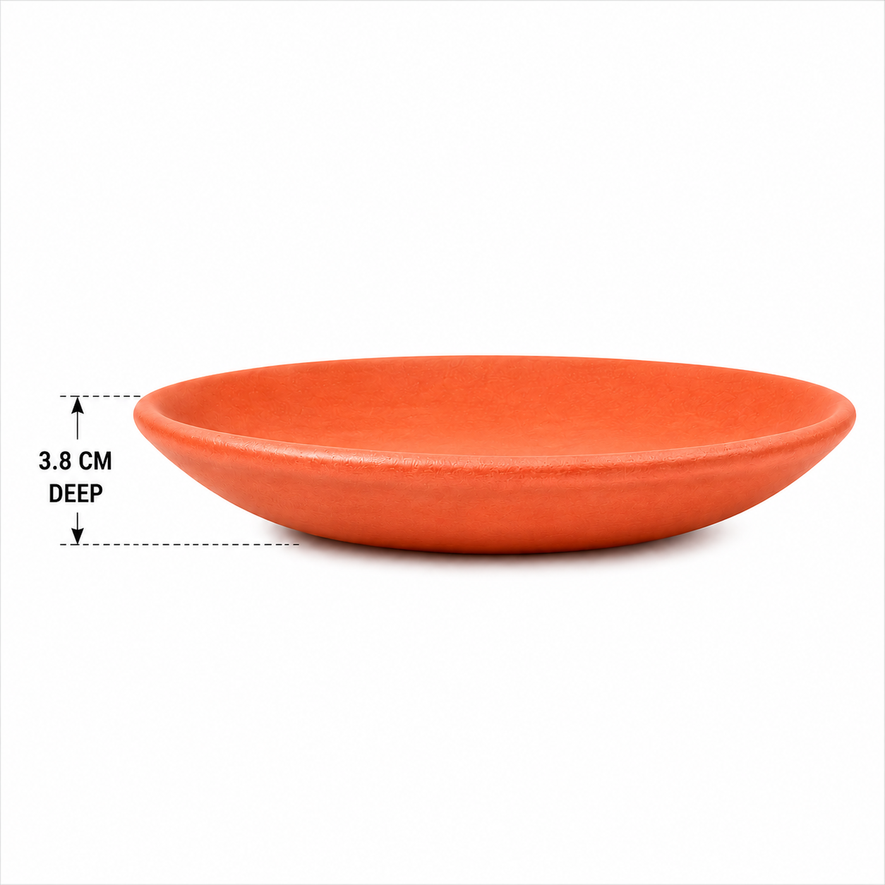 Terracotta Clay Tawa 23cm Roti Chapati Dosa Makki Roti Pan with Handle Cookware