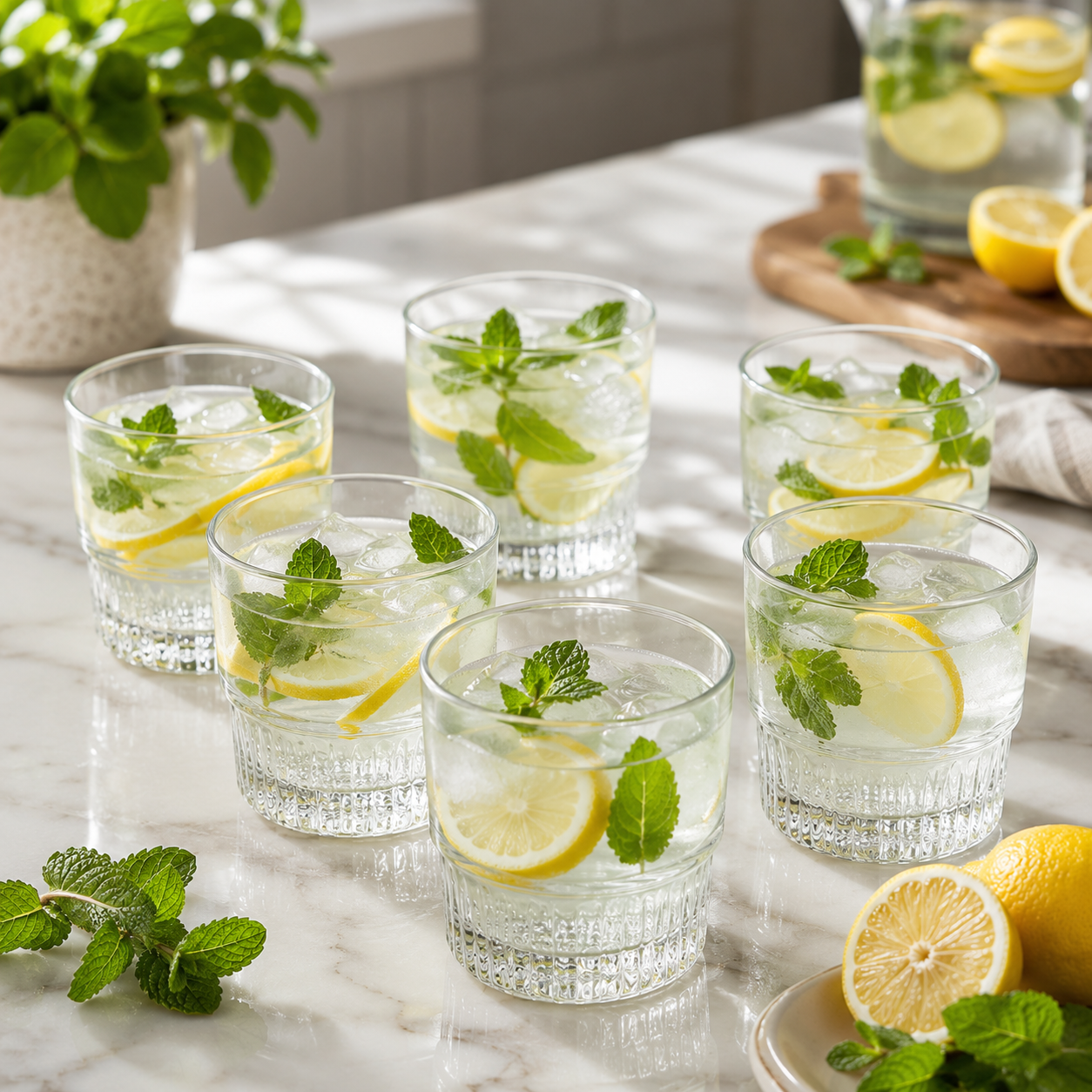 6 x Duralex Empilable Glass Tumblers 20cl/6¾oz Water Juice Drink Stackable Glass