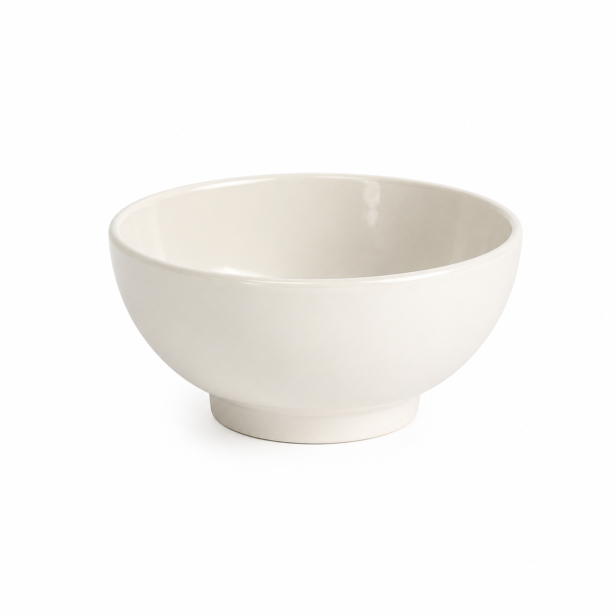 6 X Small Cream Ceramic Bowls 11.5cm Rice Soup Dessert Side Dish Serving Bowls