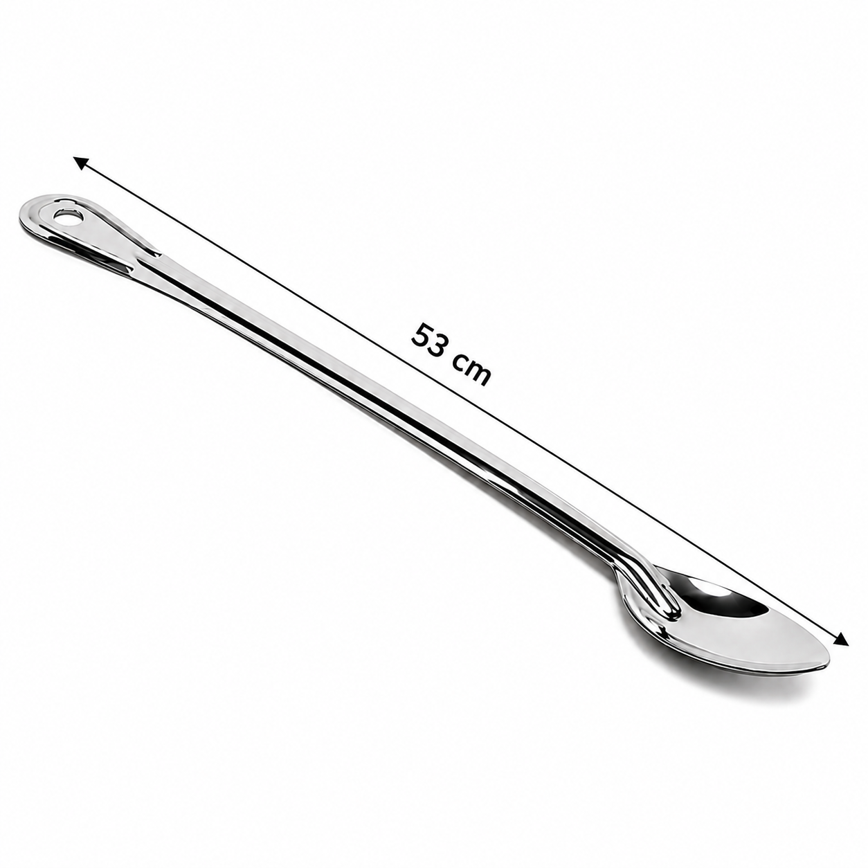 Stainless Steel Long Handle Cooking Spoon 53cm Catering Biryani Serving Ladle