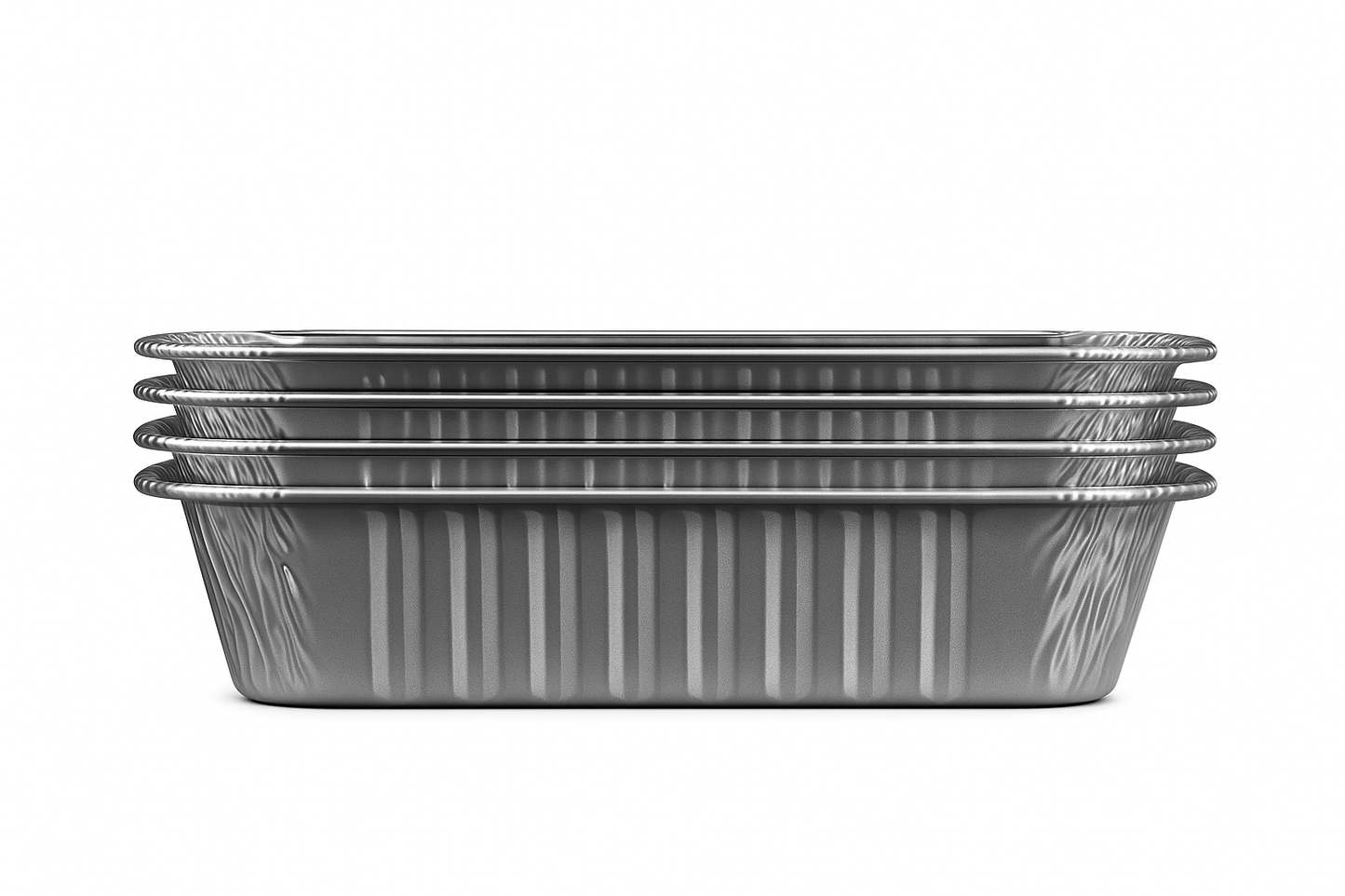 5 x Foil Dish Medium Gastro 52x32.5x5.5cm 6L Aluminium Catering Trays BBQ Baking