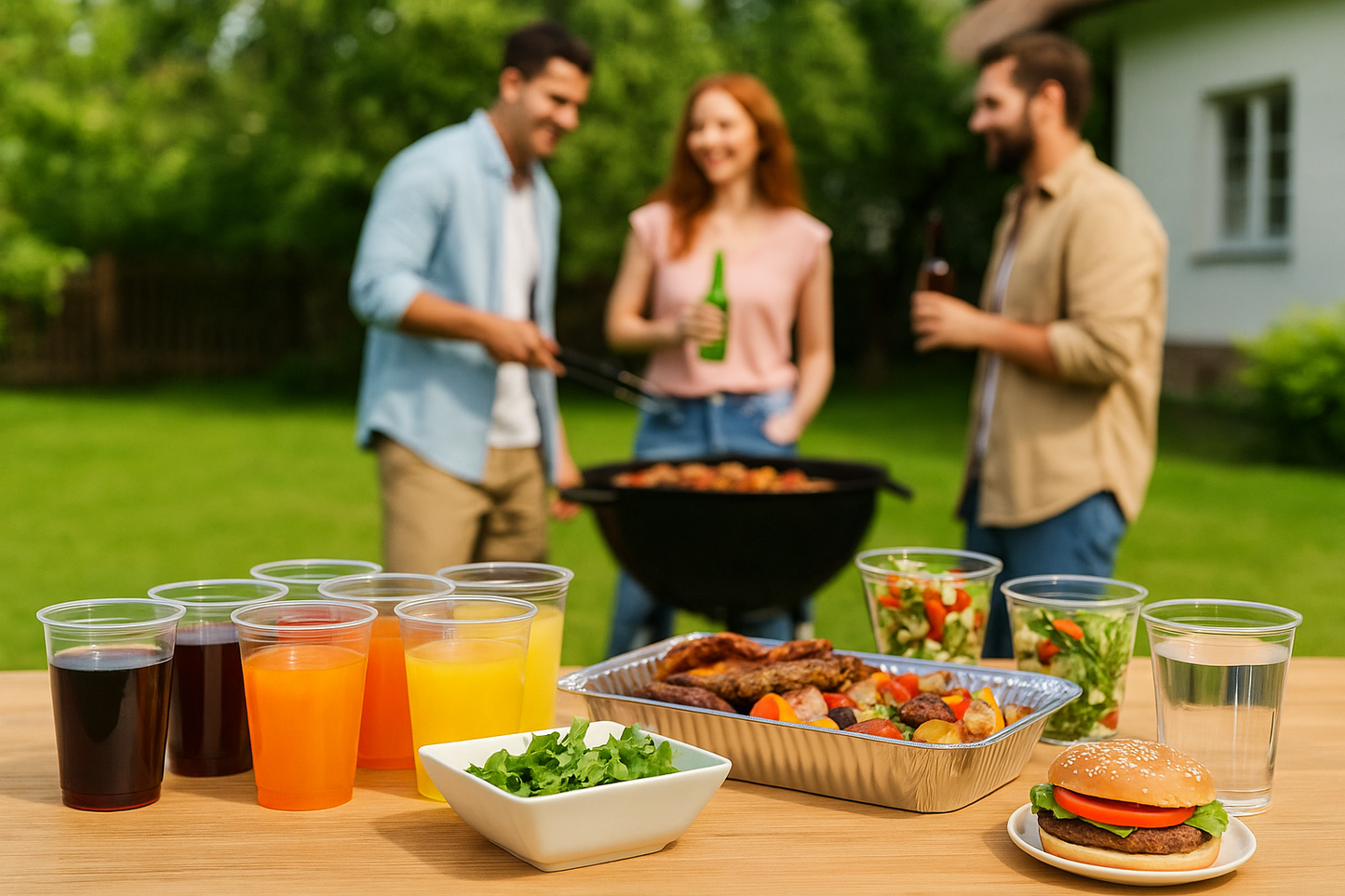 12 x Clear Plastic Pint Tumblers 560ml Reusable Shatterproof Cups for Parties
