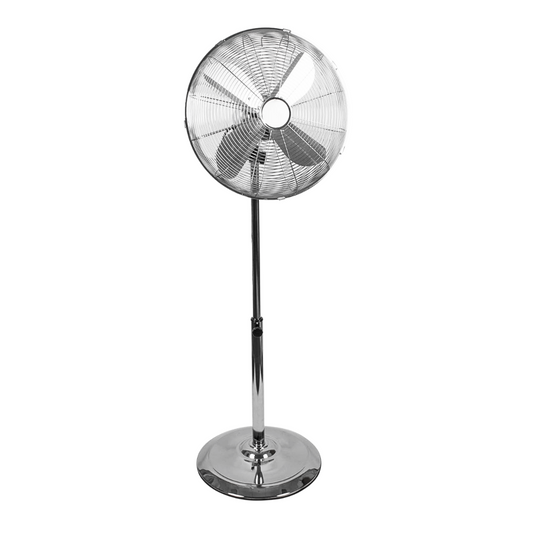 Elpine Retro Stainless Steel 16" Pedestal Fan