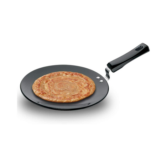 Futura Hard Anodised Concave Tava Griddle – 10-Inch