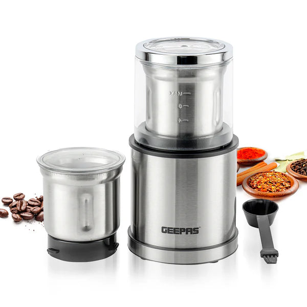 Geepas Multifunctional Wet & Dry Grinder and Coffee Mill - 200W