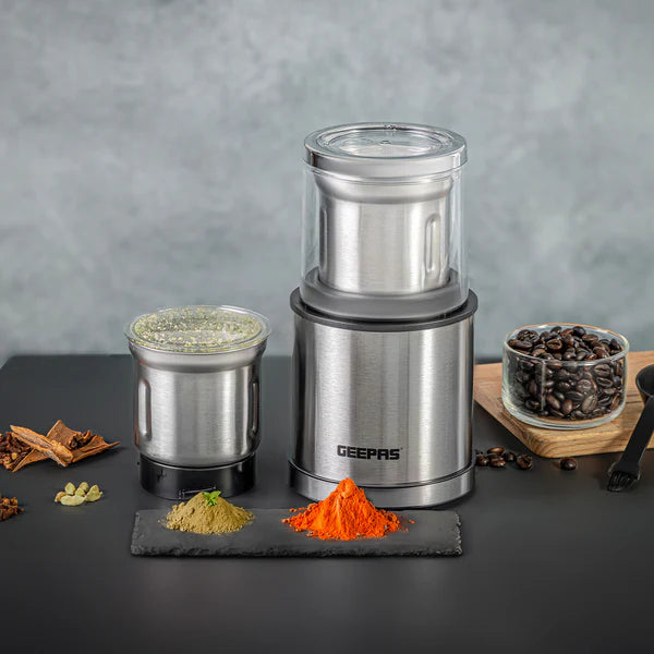 Geepas Multifunctional Wet & Dry Grinder and Coffee Mill - 200W