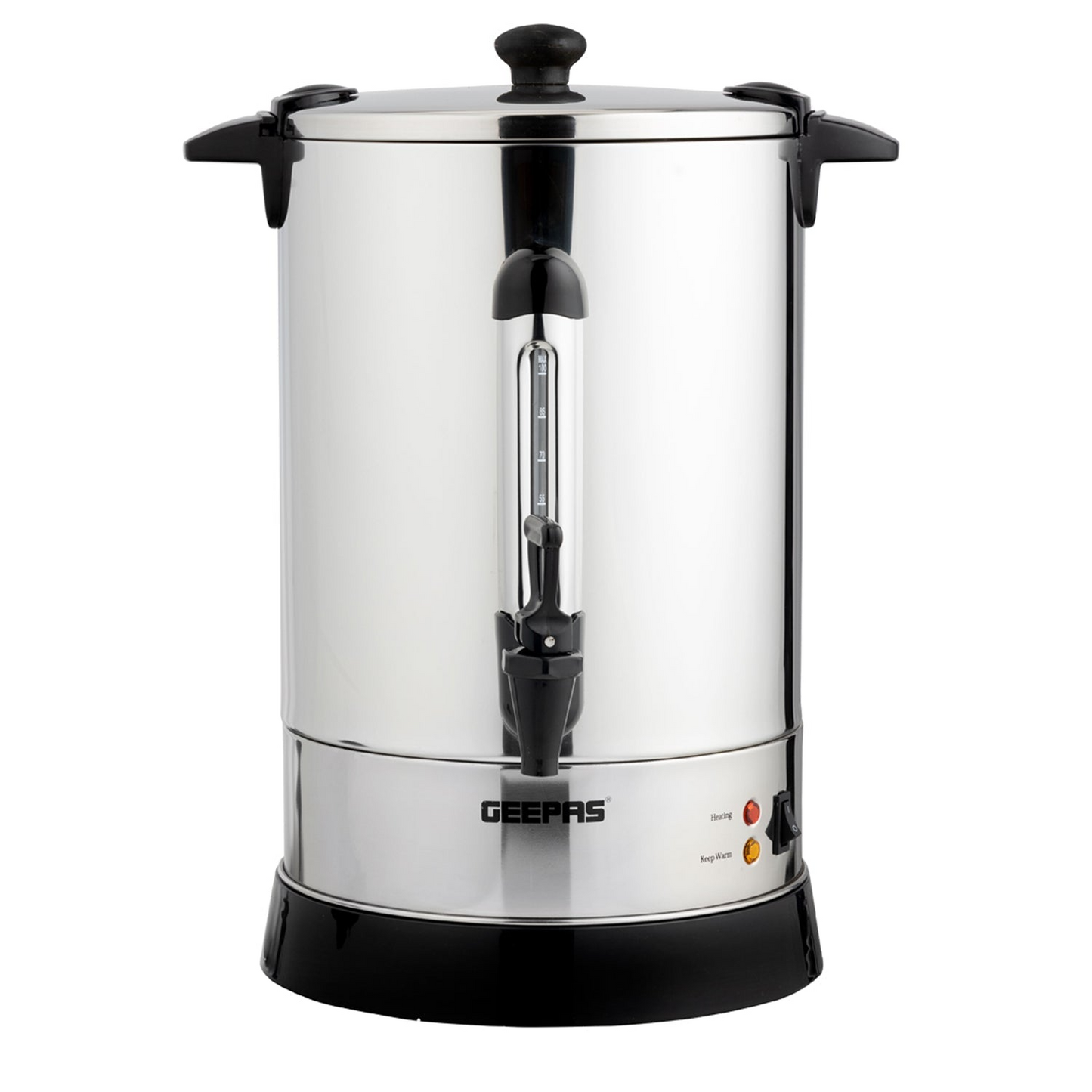 Geepas 15L Stainless Steel Water Boiler and Hot Water Urn - 1650W