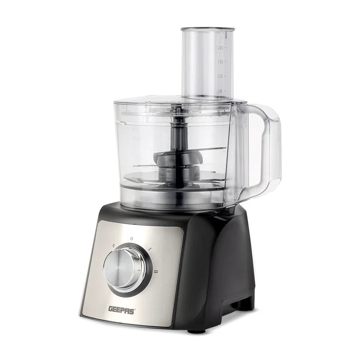 Geepas 6-In-1 Multi-Functional Food Processor, Blender and Grinder - 1200W