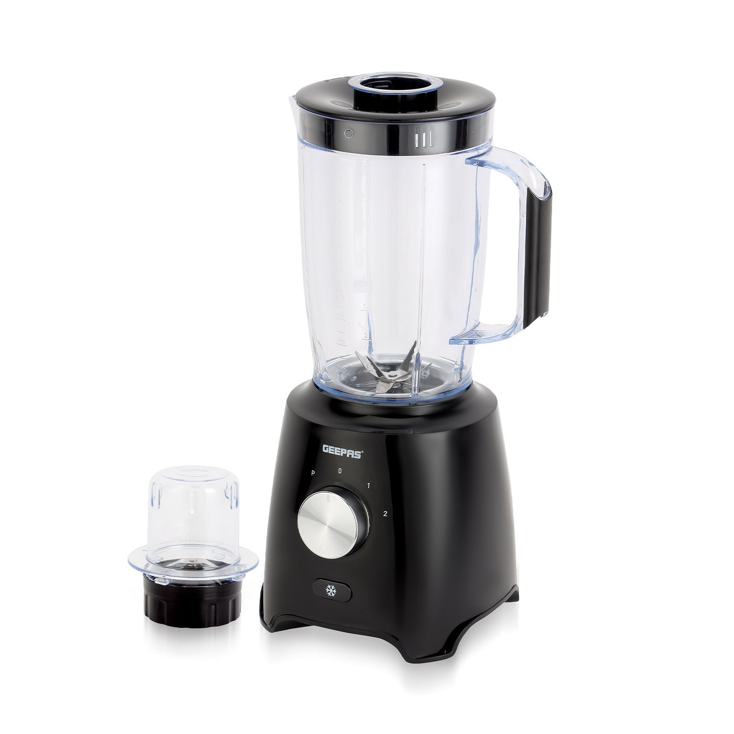 Geepas 2-in-1 Black Portable Stand Blender and Coffee Grinder