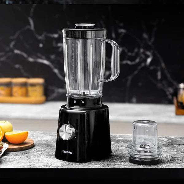 Geepas 2-In-1 High-Speed 1.6L Jug Blender and Smoothie Maker