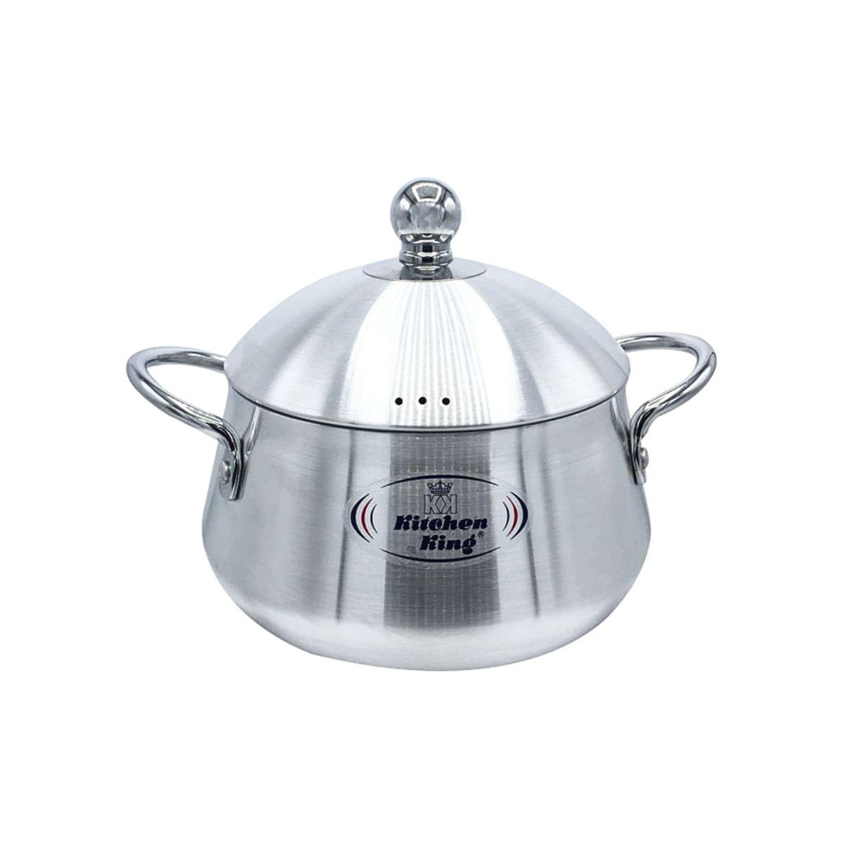 Kitchen King Belly Pot Aluminium Casserole – 20cm & 24cm