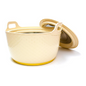 Asian Majestic Gold Stainless Steel Insulated Hotpot – 2500ML, 3500ML, 5000ML (Beige)