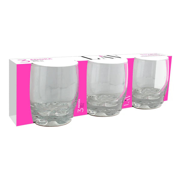 LAV Adora 290ml Tumbler Glasses - Set of 3