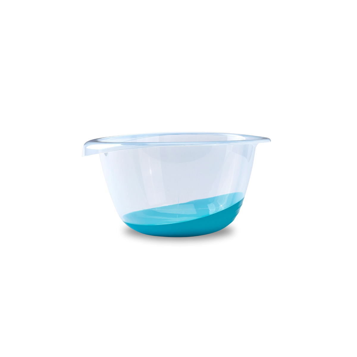 Whitefurze Premium Plastic Mixing Bowl - Blue Teal, 2L