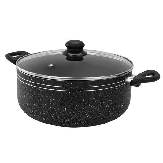 Royalford Non-Stick Casserole Cooking Pot with Lid - 24cm