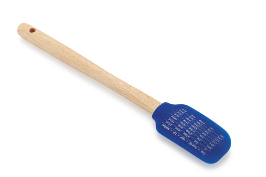 Rena Silicone Flat Spatula with Wooden Handle – 300mm