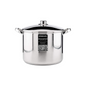 Steelex Stainless Steel Stockpot with Ceramic Coating and Induction Base - Available in 4 Sizes