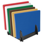 Professional Large Chopping Board – 45 x 30cm Plastic Catering Food Prep Cutting Board | Colour Coded | Lightweight, Dishwasher Safe, Non-Slip, Durable