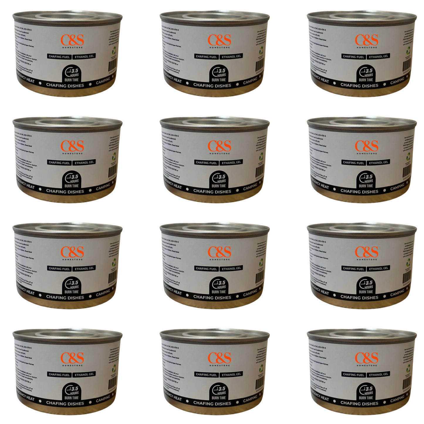 Chafing Fuel Pack of 12 x 3.5 Hours
