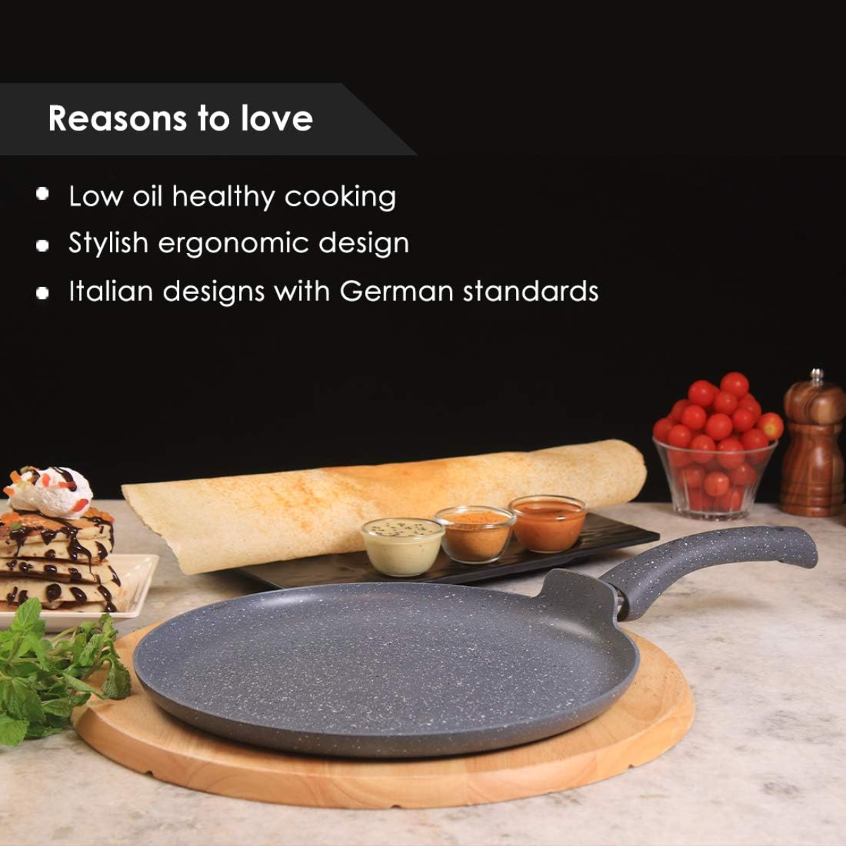 Wonderchef Granite Dosa Tawa – 24cm