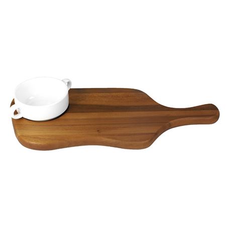 Acacia Wooden Serving Paddle 43cm X 19cm