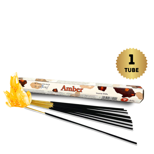 Stamford Amber Incense Sticks - Single Tube Pack