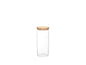 Jomafe Store & Care Round Glass Jar with Bamboo Lid - 500ML, 700ML, 1100ML and 1300ML