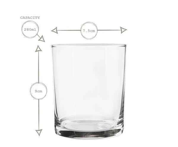 LAV Liberty Whisky Glasses – Set of 3, 280ml