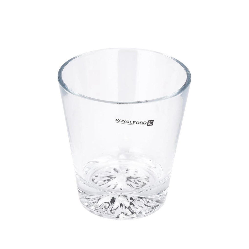 Royalford Transparent Glass Tumbler Set – 290ml, Pack of 3