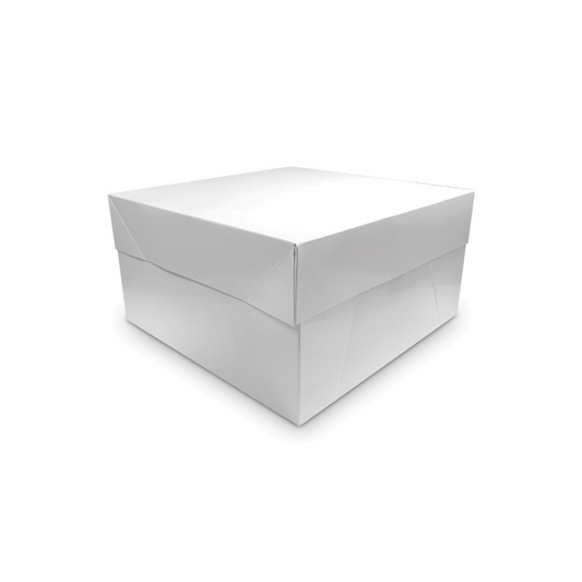 White 14" Cake Box- Lid & Base