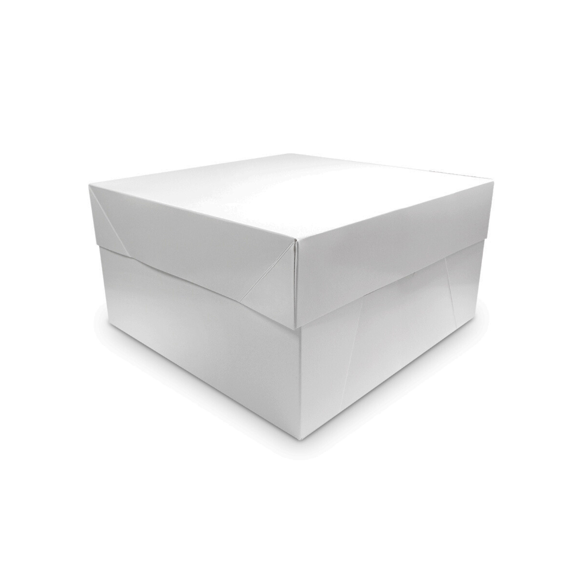 White Cake Box with Round silver Thick 16" Cake Drum Base