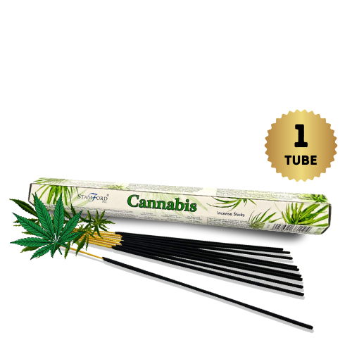 Stamford Pack of 1 Tube Incense Sticks/Agarbatti - Cannabis