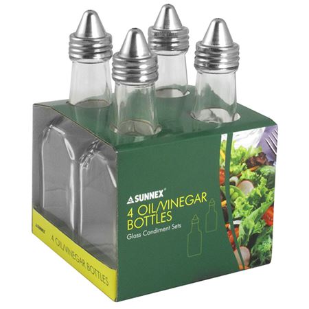 Oil / Vinegar Bottles (Pack of 4)390ml / 13.5fl.oz