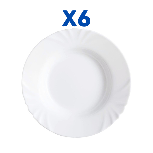 Luminarc Set of 6 Cadix Extra Dinner Plate 28cm