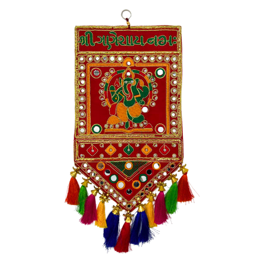 Diwali Decorations Colorful Toran with Shri Ganesh Namah for Home Hanging Ornament