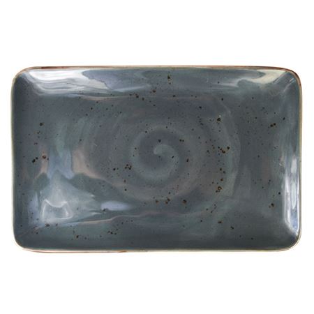 Orion "Elements" Rect Plate- S/ Grey32X20cm