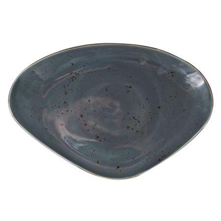 Orion "Elements" Rustic Shaped Plate- Slate Grey 36X23.5cm